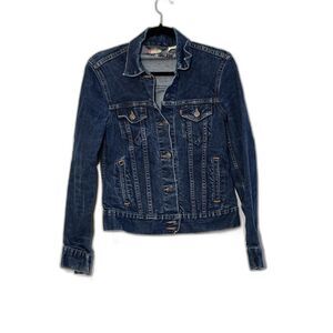 Levi's Denim Trucker Jacket Medium Wash Womens M